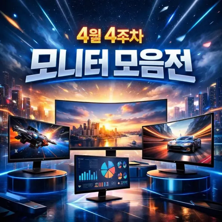 [롯데온] [네이버외] 가정의달 삼성/ LG/ 알파스캔/ 필립스 모니터 할인 23종 (제품별 상이, 무료)