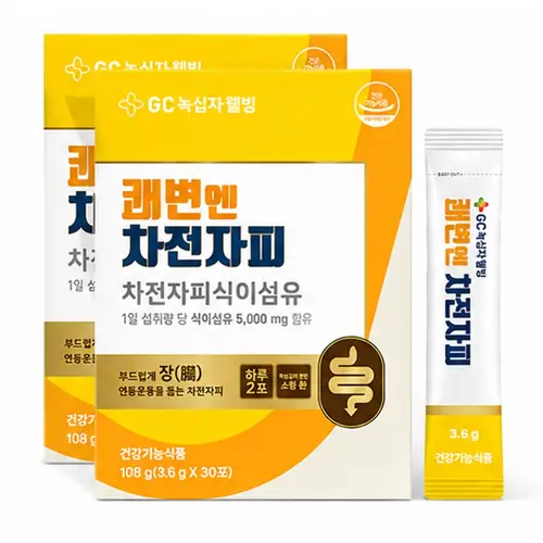 [토스쇼핑] 쾌변엔 차전자피 식이섬유, 30포, 2개(14,900원/무료)