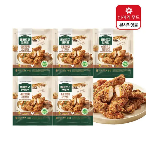 [옥션] 올반 슈퍼크런치 치킨텐더 440g x 5팩
