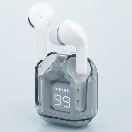 [토스쇼핑] 에어투이어 투명 블루투스 이어폰 GSTW-CL-11-IZ, 화이트, 1개 (13,900원 / 무료)