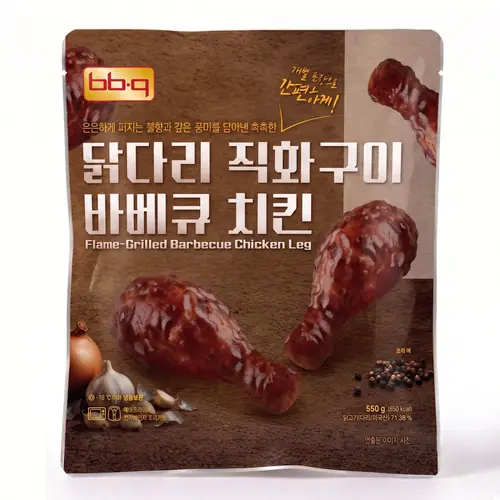 [토스쇼핑] BBQ 닭다리 직화구이 바베큐 치킨, 550g, 2개(23,900원/무료)