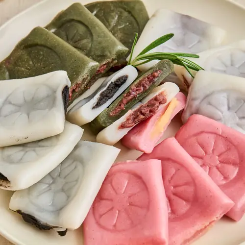 [롯데온] 팥/흑임자/고구마앙꼬절편 500G+500G (9,800원/무료)