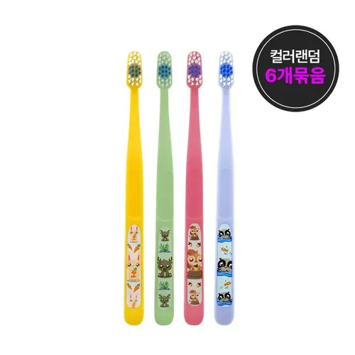 [롯데온] 조르단 뉴스텝/버디 유아 어린이 칫솔 6개