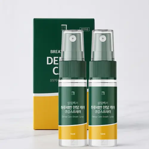 [토스쇼핑] 살림백서 덴탈케어 구강 스프레이, 민트향, 14ml, 3개입, 1개 (7,900원 / 무료)
