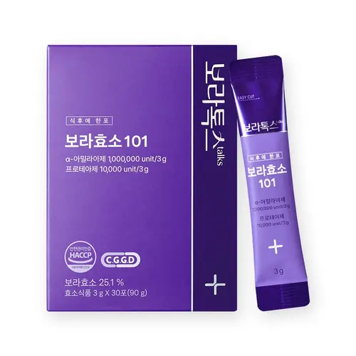[토스쇼핑] 보라톡스 보라효소101 곡물발효효소 프로바이오틱스, 30포, 1개(9,000원/무료)