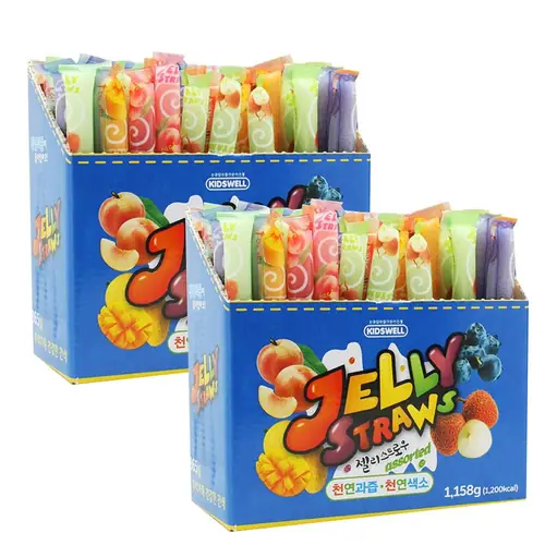 [롯데온] 젤리스트로우 플러스 1158g 2박스 (약120개) (16,620원/무료)