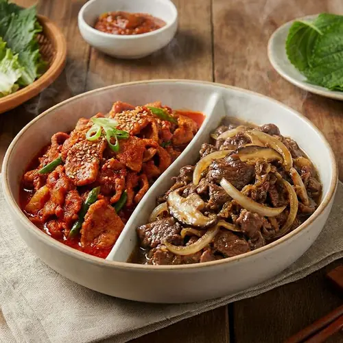 [롯데온] 고추장 불고기 4팩 + 간장맛 순한 돼지불고기 4팩 (16,640원/무료)