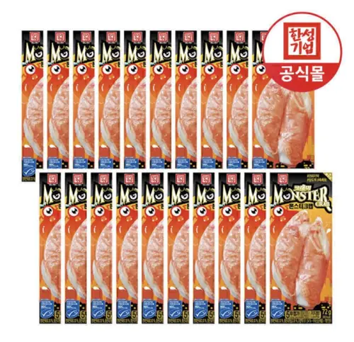 [G마켓] 크래미 몬스터크랩 72g X 20개 (14,480원/무료)