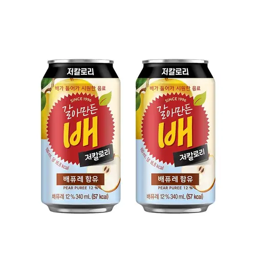 [롯데온] 갈아만든 배 저칼로리 340ml 24캔