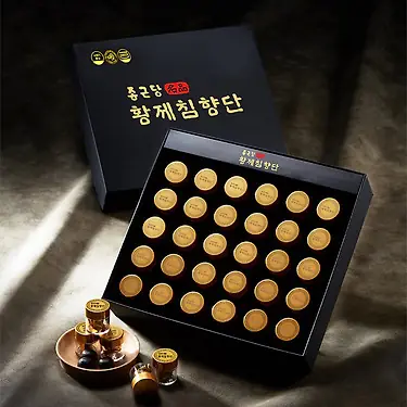 [톡딜] 종근당 황제 침향단30환+쇼핑백 (32,500원/무료)
