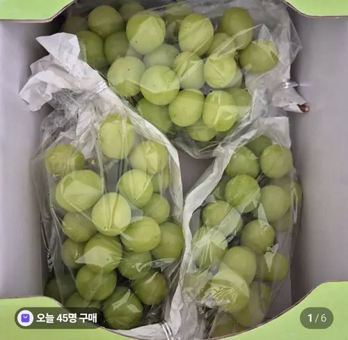 [네이버] 국산 샤인머스켓 1.5kg (10,400원/무료)